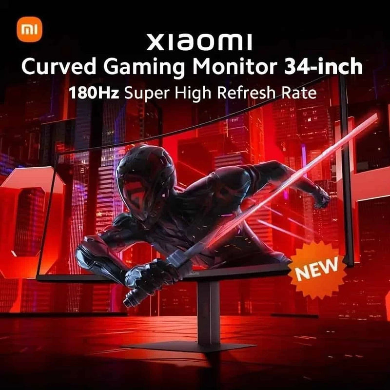 Xiaomi G34WQI 34″ WQHD Curved Gaming Monitor | ELA5458UK