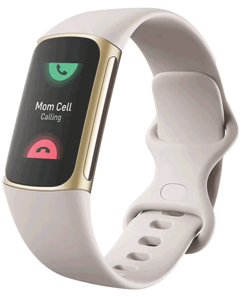Fitbit Charge 5 | Lunar White & Soft Gold