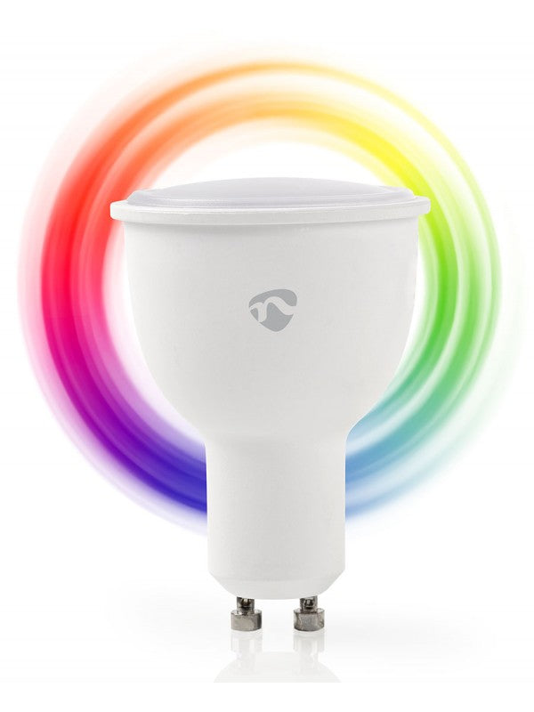 Nedis WiFi Smart LED Bulb | Full Colour and Warm White | GU10