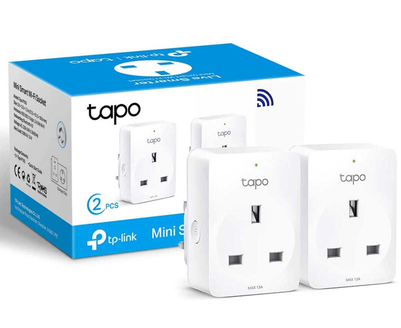Tapo Mini Smart Wi-Fi Socket | 2 Pack