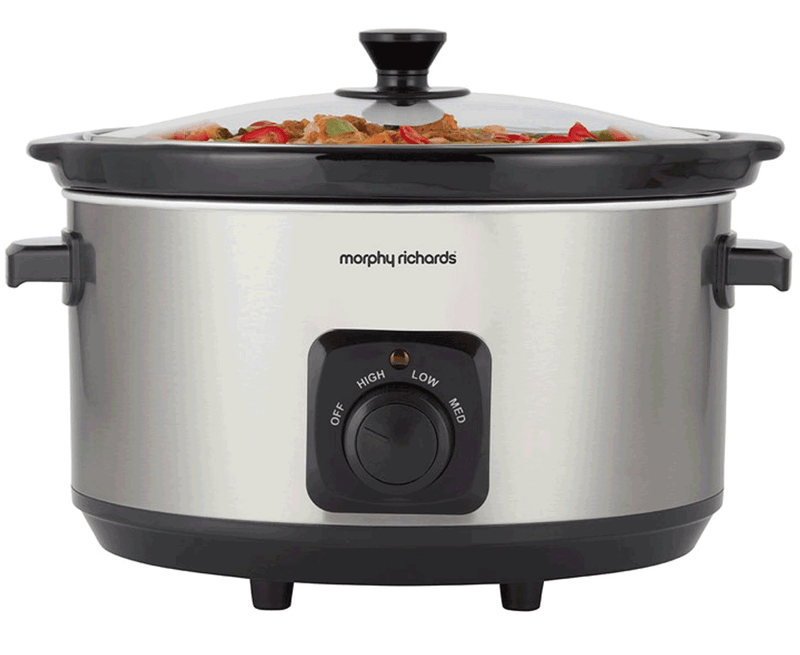 Morphy Richards 6.5L Stainless Steel Slow Cooker
