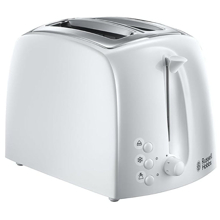 Russell Hobbs White Textures 2 Slice Toaster